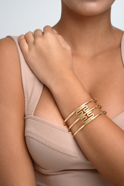 Claudeen CC Layered Bangle
